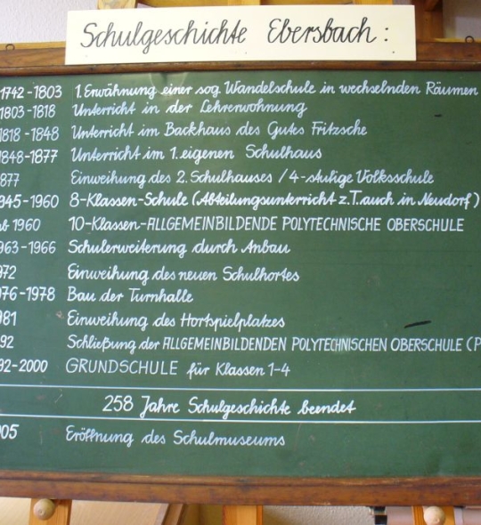 Schulgeschichte Ebersbach