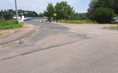 Sperrung an Technitzer Muldenbrücke