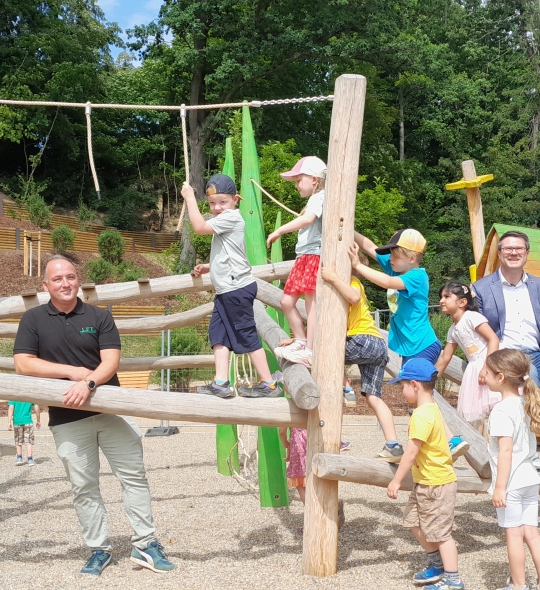 Endlich Toben und Verweilen im Bürgergarten