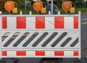 Sperrung der Dresdner Straße in Döbeln