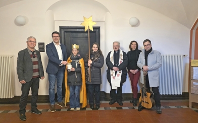 Sternsinger mit eindeutiger Botschaft zu Besuch im Rathaus 