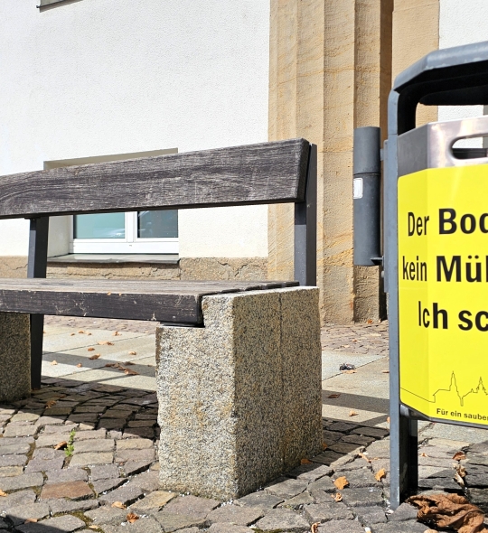 Hippe Sprüche für coole Mülleimer - Aktion wird umgesetzt