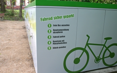 Sicheres Abstellen von Fahrrädern jetzt möglich