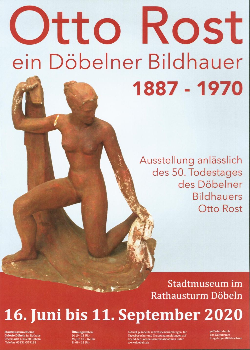 Plakat Otto Rost Sonderausstellung 2020