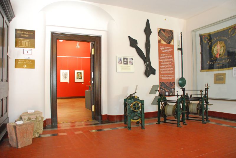 Eingang zum Stadtmuseum im Rathausturm klein