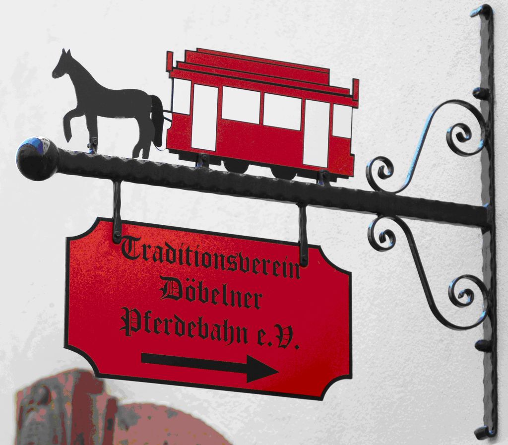 Aushängeschild Traditionsverein Döbelner Pferdebahn e. V. (Foto: Stadt Döbeln)