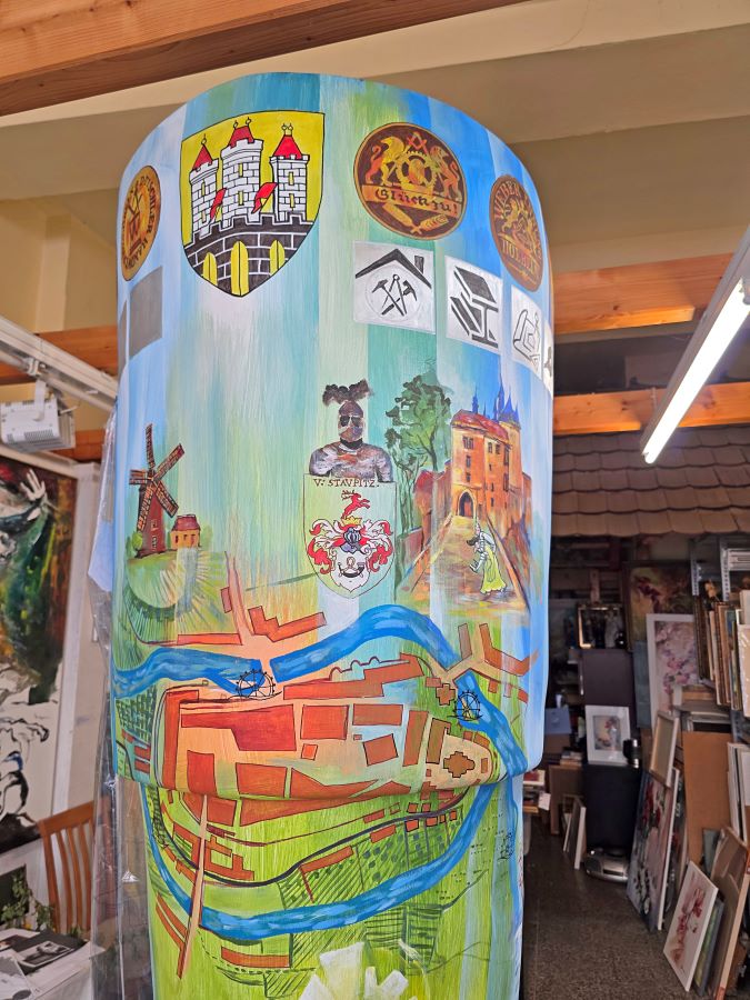 Mühlenstiefel im Atelier