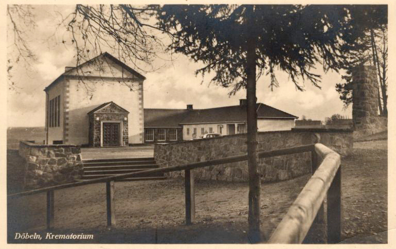 Historische Aufnahme aus der Entstehungszeit des Krematoriums Döbeln. (Foto: Archiv Stadt Döbeln)